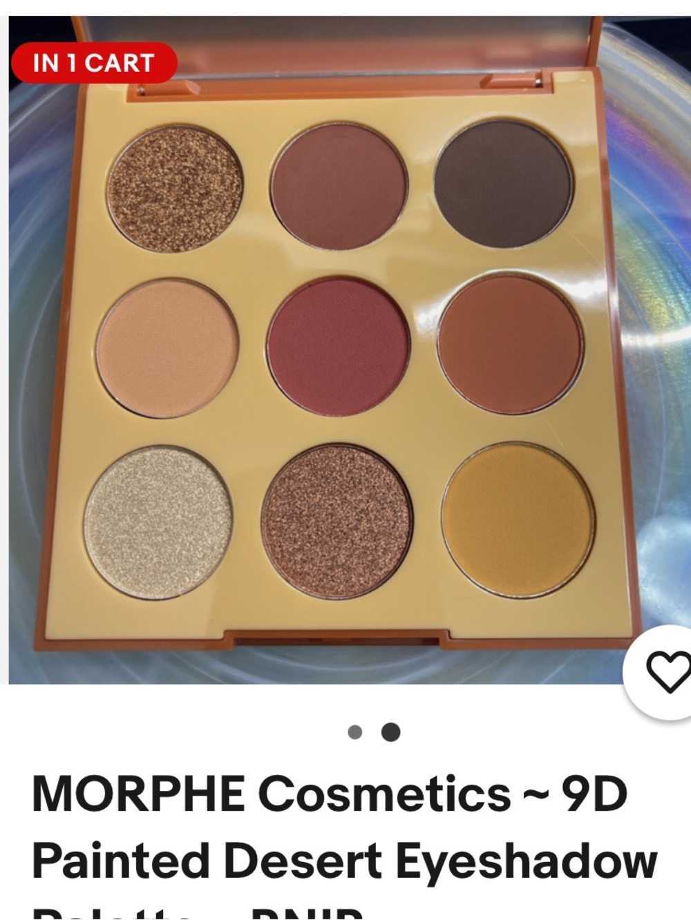 Morphe 9D Painted Desert Palette - Orange Packaging